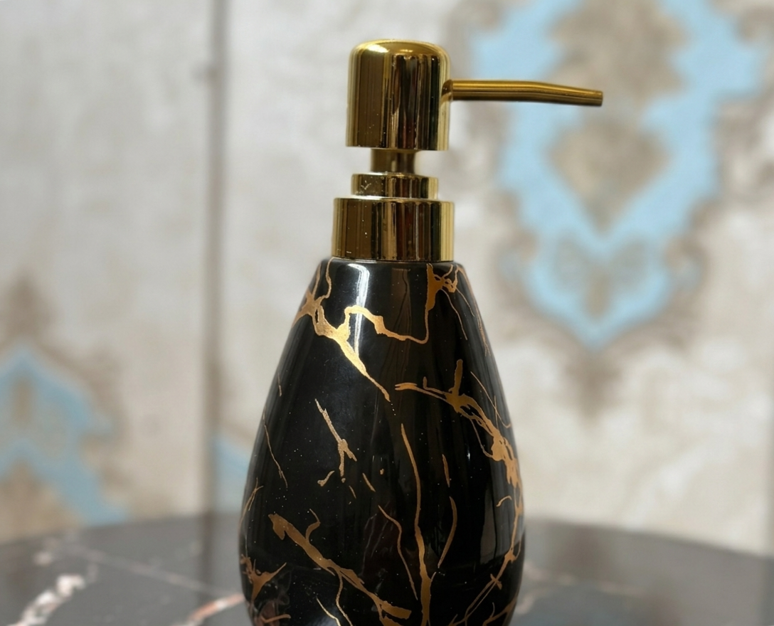 Gold Marble Liquid Dispenser